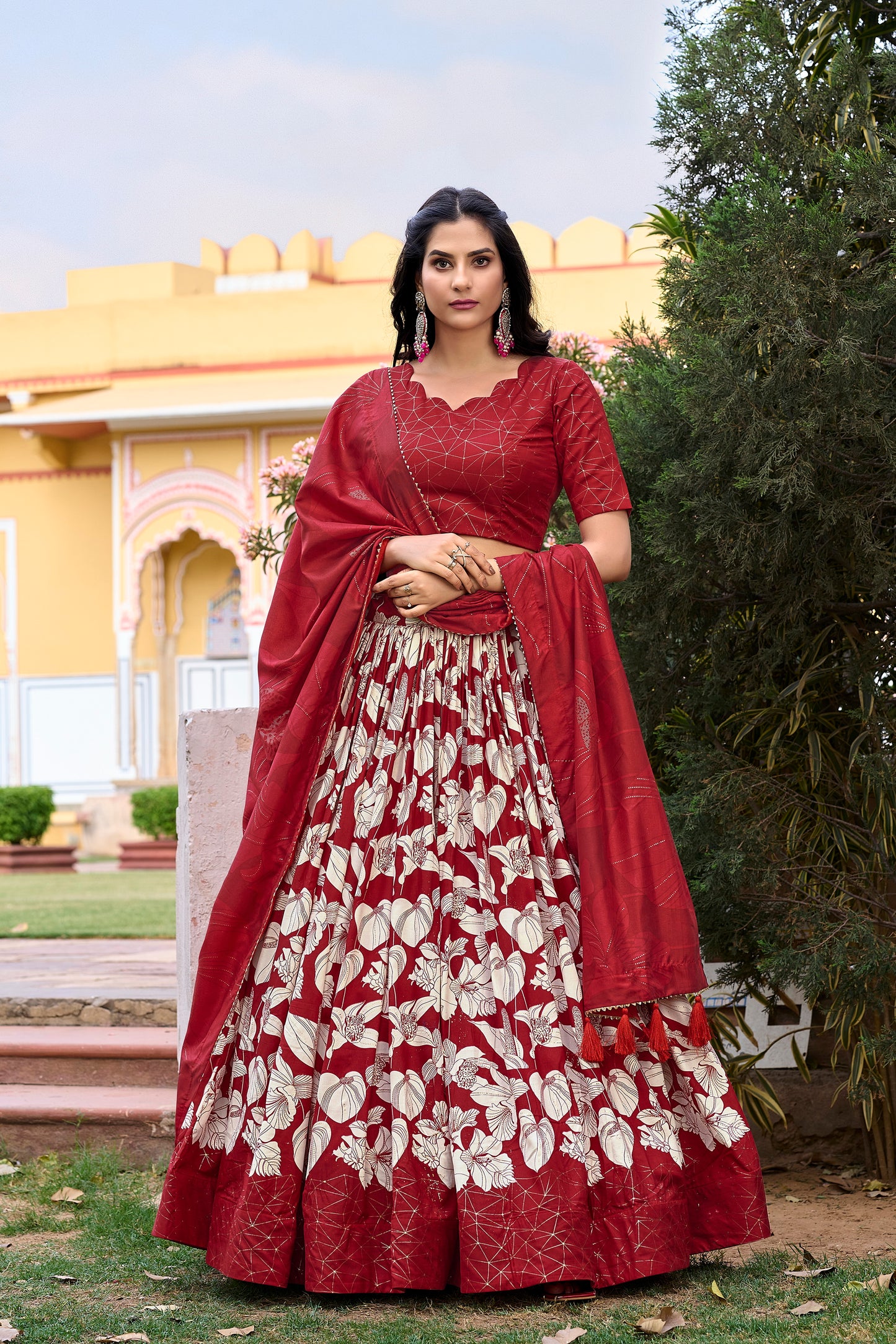 Red Color Designer Party Wear Lehenga Choli