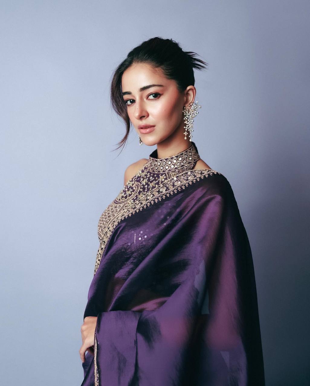 Ananya Pandey Jimmy Choo Saree
