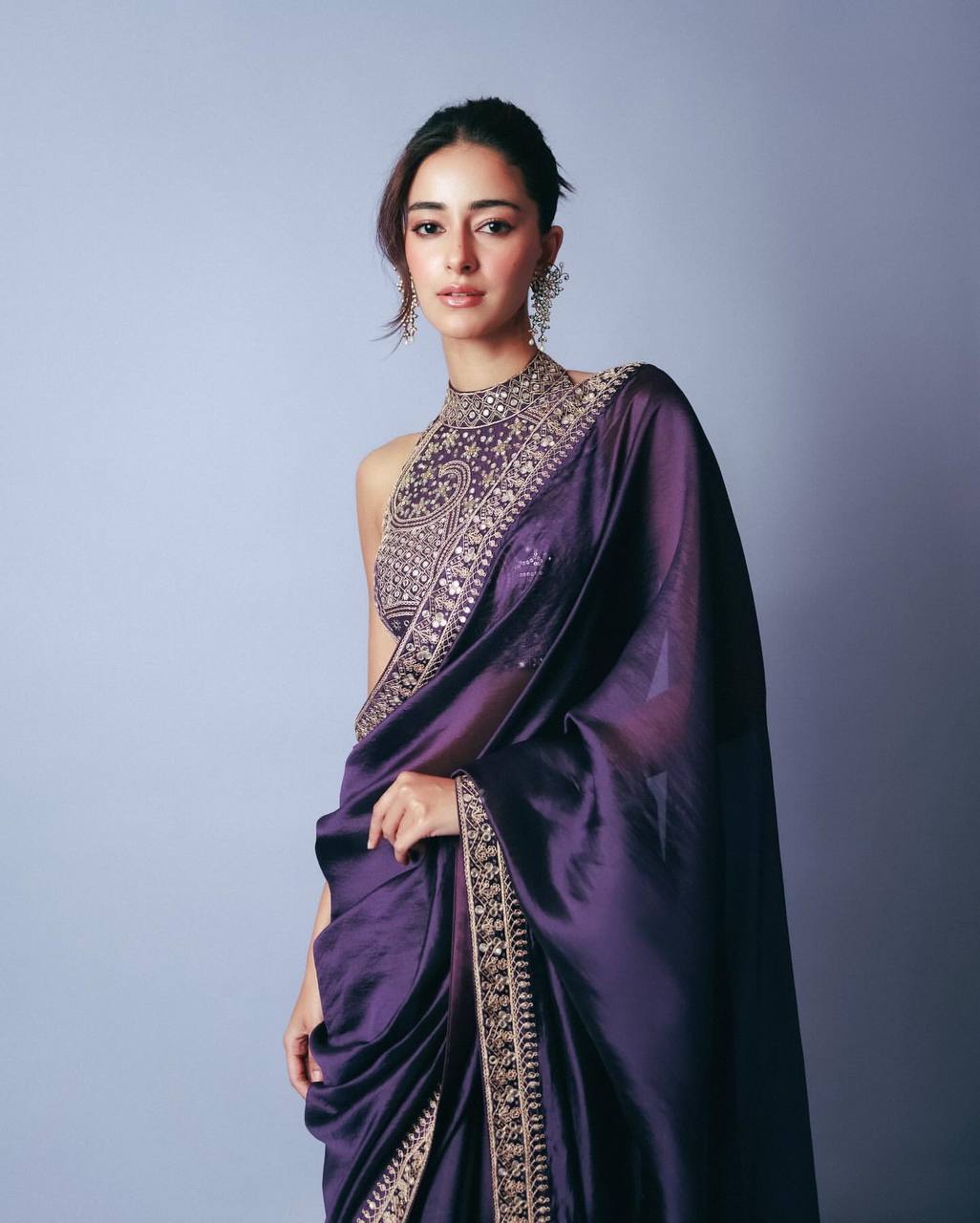 Ananya Pandey Jimmy Choo Saree