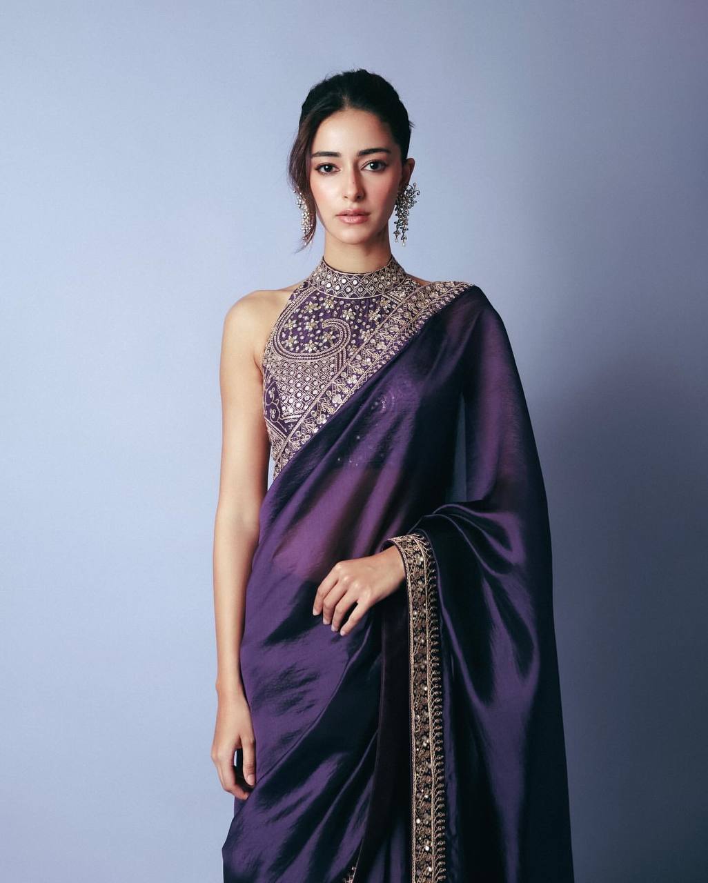 Ananya Pandey Jimmy Choo Saree
