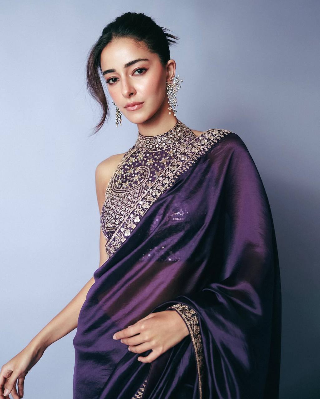 Ananya Pandey Jimmy Choo Saree