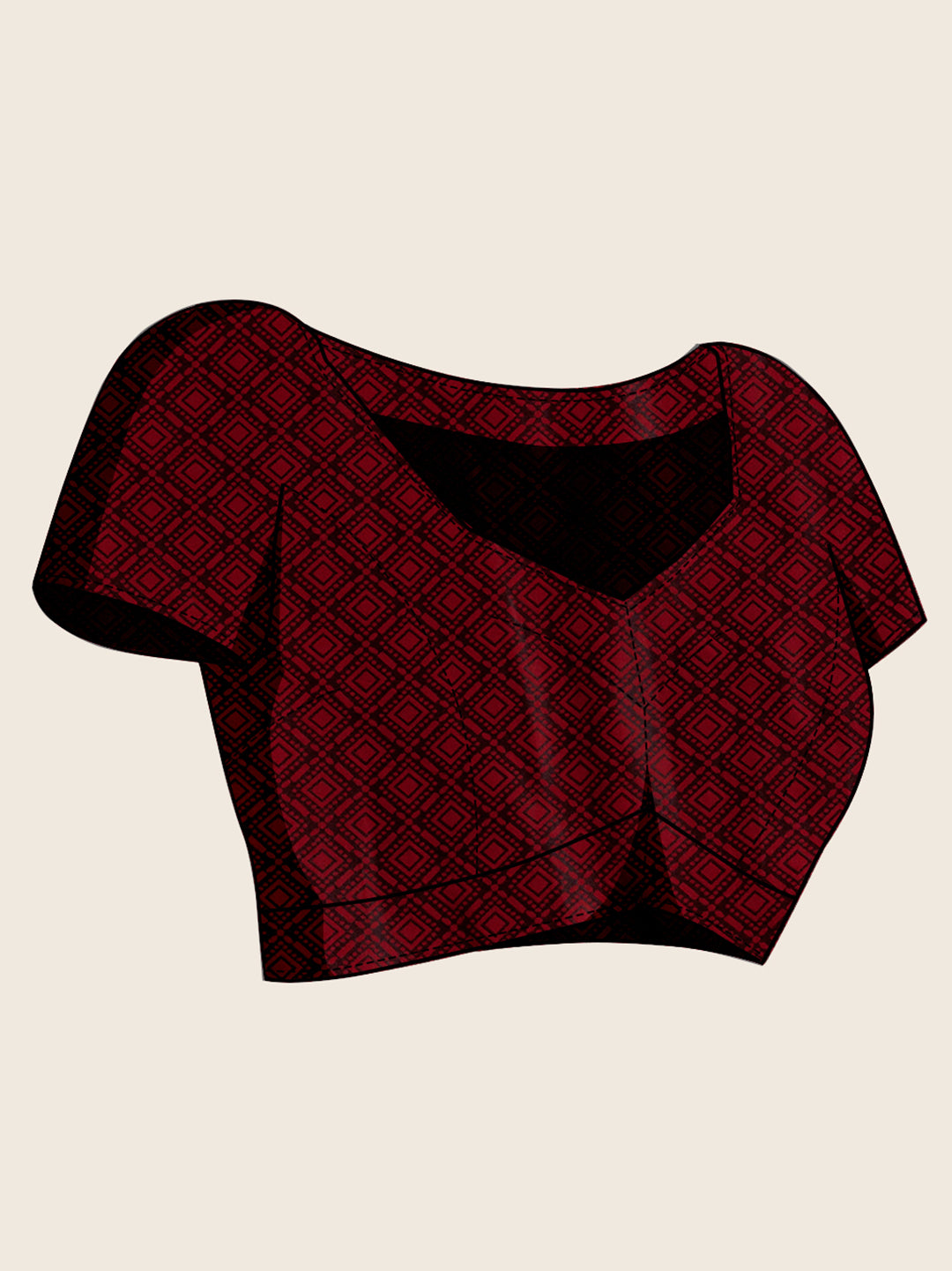 Premium Soft Silk Saree with Rich Zari Work (Maroon)