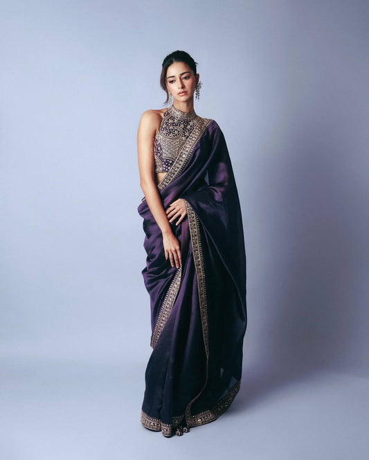 Ananya Pandey Jimmy Choo Saree