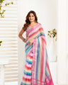 Ready-to-Wear Saree – Multi Linen  | Vastraan