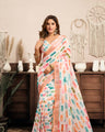 Ready-to-Wear Saree – Multi Linen with Pocket | Vastraan