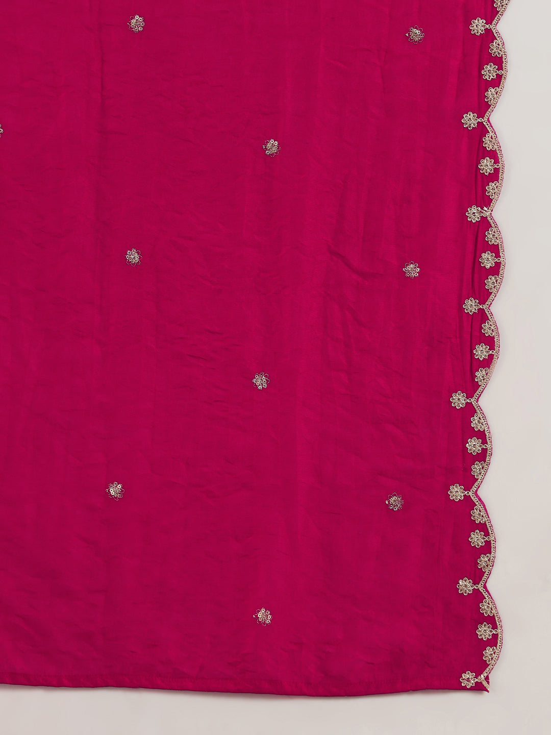 Rani Color Viscoz Chanderi Casual Kurti Pant Set