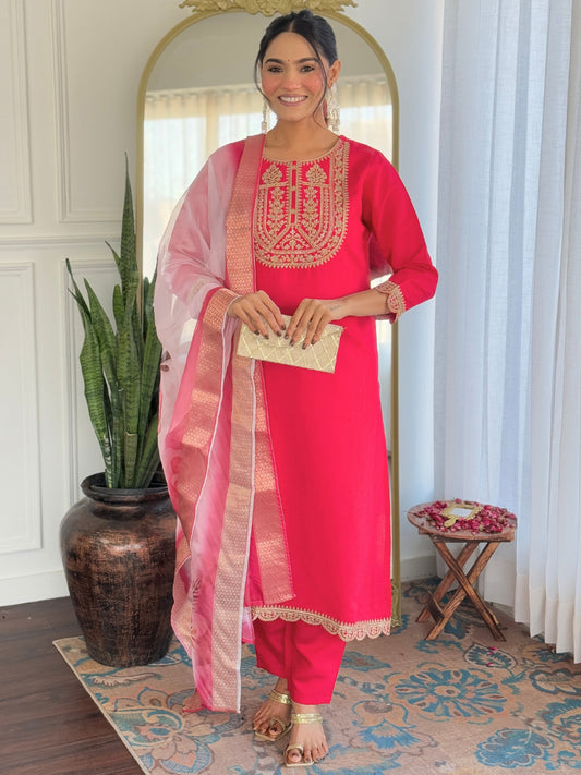 Rani Color Viscose Rayon designer Designer Kurti Pant Set