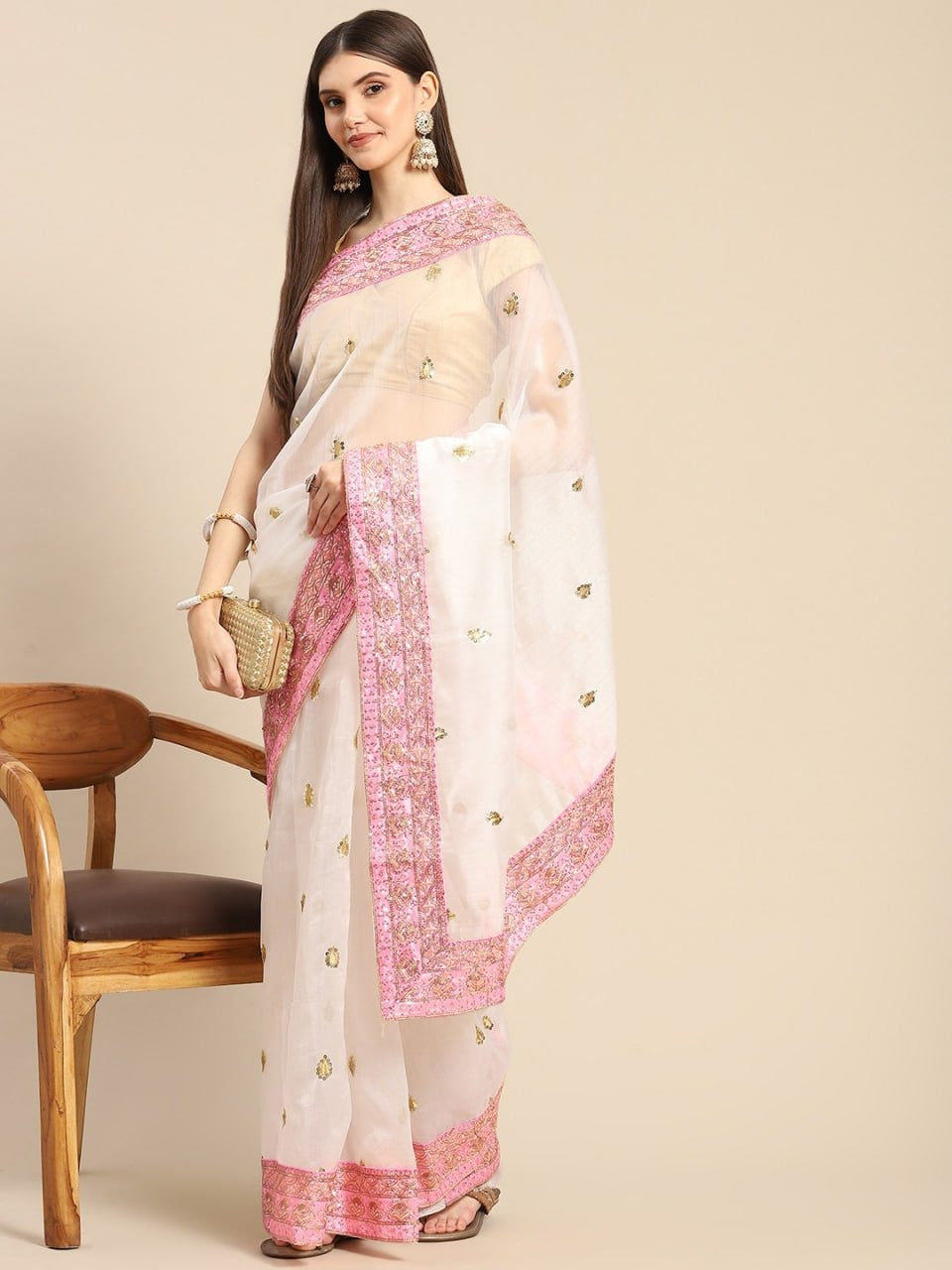 Beautiful Organza saree Collection Presented by RV Creation