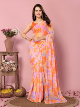 Amazing Ready to Wear One minute Saree (Orange)