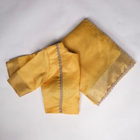 Trending Yellow Color Mannat Silk Occasional Saree